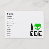 Carte De Visite I Alien Heart EBE (Devant)