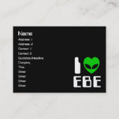 Carte De Visite I Alien Heart EBE (Devant)