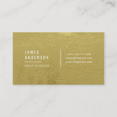 Carte De Visite I d'or (Dos)
