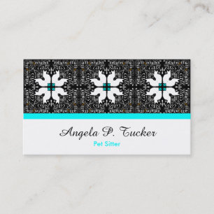 Carte De Visite I Love Cats Kaleidoscope