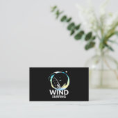 Carte De Visite I Love Windsurf (Debout devant)