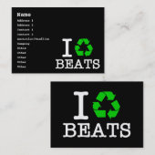 Carte De Visite I Recycle Les Beats (Devant / Derrière)