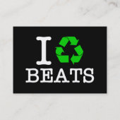 Carte De Visite I Recycle Les Beats (Dos)