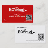 Carte De Visite IBOVirtual (Devant / Derrière)