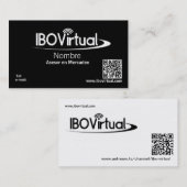 Carte De Visite IBOVirtual (Devant / Derrière)