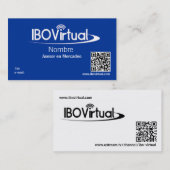 Carte De Visite IBOVirtual (Devant / Derrière)