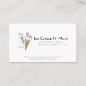 Carte De Visite ICe Cream Parlor (Devant)