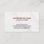 Carte De Visite Icône Accueil et collines | Immobilier (Dos)