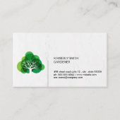 Carte De Visite Icône Arbre (Devant)
