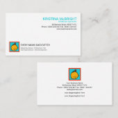 Carte De Visite Icône Babysitter spéciale Simple Cute Baby (Devant / Derrière)