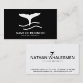 Carte De Visite icône baleine (Devant / Derrière)