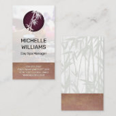 Carte De Visite Icône Bambou (Devant / Derrière)