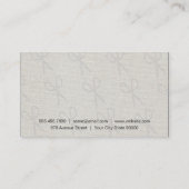 Carte De Visite Icône Barber Mustache (Dos)