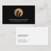 Carte De Visite Icône Bâtiments d'entreprise (Devant / Derrière)