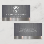 Carte De Visite Icône Beauté des cheveux pour hommes | Arrière - p (Devant / Derrière)