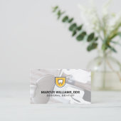 Carte De Visite Icône Bouclier dentaire | Bureau des dentistes (Debout devant)