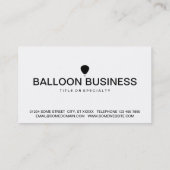 Carte De Visite icône bulle (Dos)