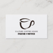 Carte De Visite Icône café, Barista, Café, Café, Café (Devant)