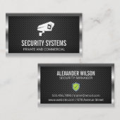 Carte De Visite Icône Caméra de sécurité | Maillage de bordure mét (Devant / Derrière)