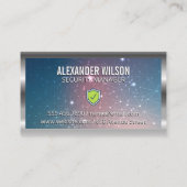 Carte De Visite Icône Caméra de sécurité | Système réseau (Dos)