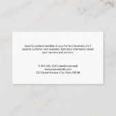 Carte De Visite Icône Caméra de sécurité | Technologie moderne (Dos)