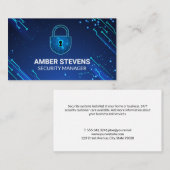 Carte De Visite Icône Caméra de sécurité | Technologie moderne (Devant / Derrière)