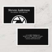 Carte De Visite Icône Camera Shutter (Devant / Derrière)