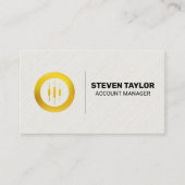 Carte De Visite Icône chandelier | Courtier en actions (Devant)