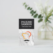 Carte De Visite Icône Chef exécutif | Ardoise (Debout devant)