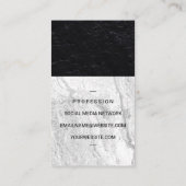 Carte De Visite Icône Chef exécutif | Ardoise (Dos)