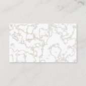 Carte De Visite Icône Chef | Ingrédients et outils de cuisson (Dos)