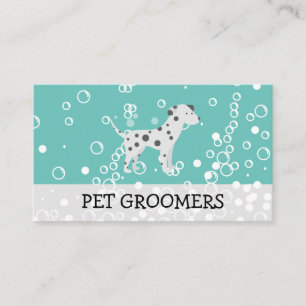 Carte De Visite Icône Chien   Groomer   Services animaux