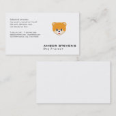 Carte De Visite Icône Cutesy Doggy (Devant / Derrière)