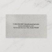 Carte De Visite Icône d'accueil | Arrière - plan de texture (Dos)