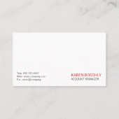 Carte De Visite Icône d'accueil | Immobilier immobilier (Dos)