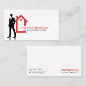 Carte De Visite Icône d'accueil | Immobilier immobilier (Devant / Derrière)