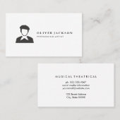 Carte De Visite Icône d'action (Devant / Derrière)