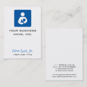 Carte De Visite Icône de allaiter/soins (Devant / Derrière)