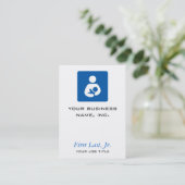 Carte De Visite Icône de allaiter/soins (Debout devant)