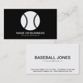 Carte De Visite icône de base-ball (Devant / Derrière)