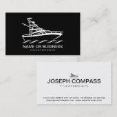 Carte De Visite icône de bateau (Devant / Derrière)