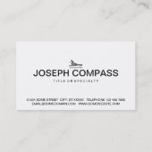 Carte De Visite icône de bateau (Dos)