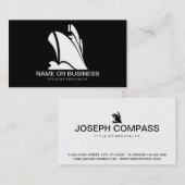 Carte De Visite icône de bateau de croisière (Devant / Derrière)