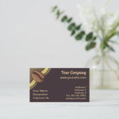 Carte De Visite Icône de café (Debout devant)