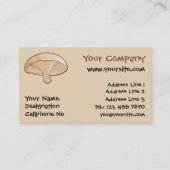 Carte De Visite Icône de champignons (Devant)
