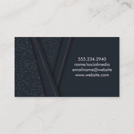 Carte De Visite Icône de construction de maison moderne (Dos)