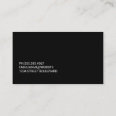 Carte De Visite Icône de construction du gratte-ciel (Dos)