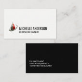 Carte De Visite Icône de construction du gratte-ciel (Devant / Derrière)