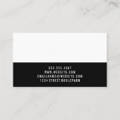 Carte De Visite Icône de construction verte (Dos)