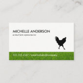 Carte De Visite Icône de coq (Dos)